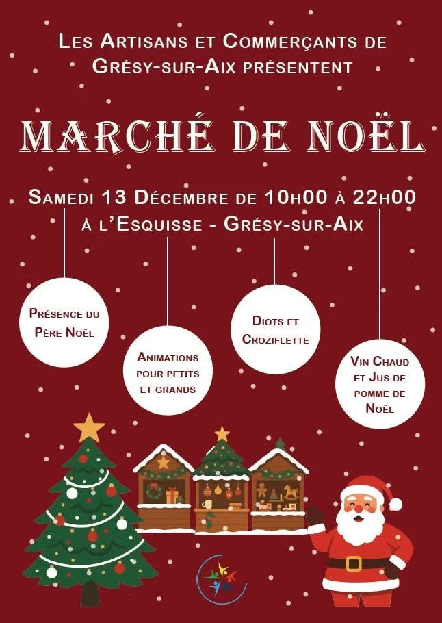Marché de Noël - Grésy-sur-Aix 73 Savoie