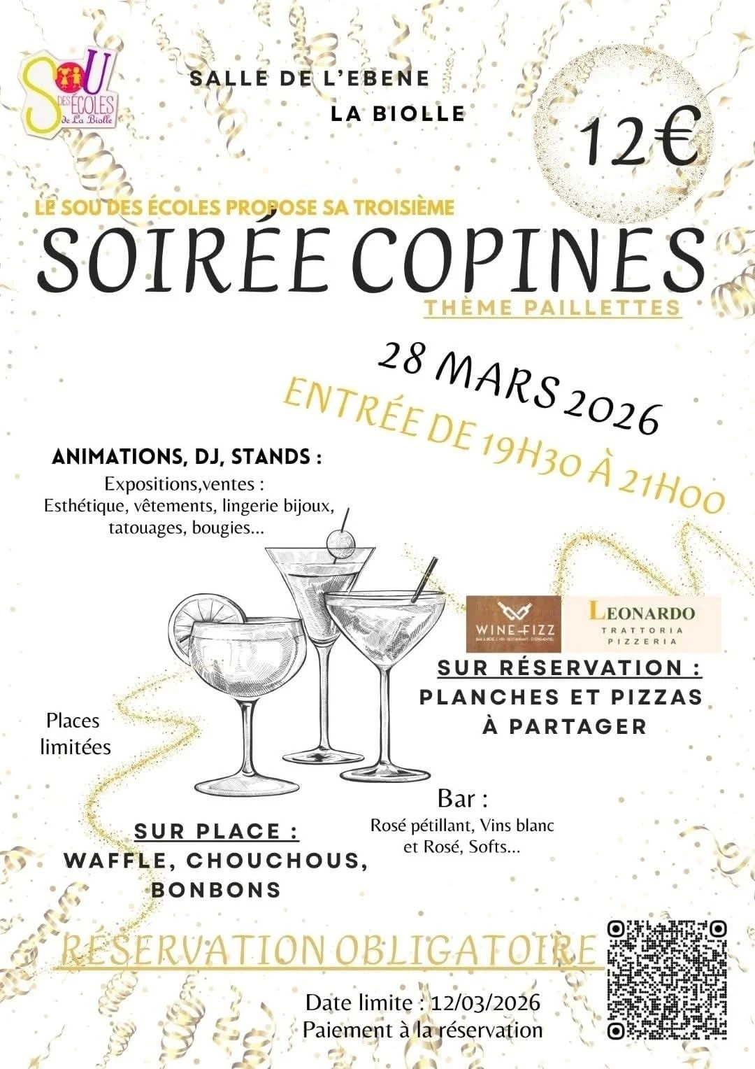 Soirée copines 100% filles