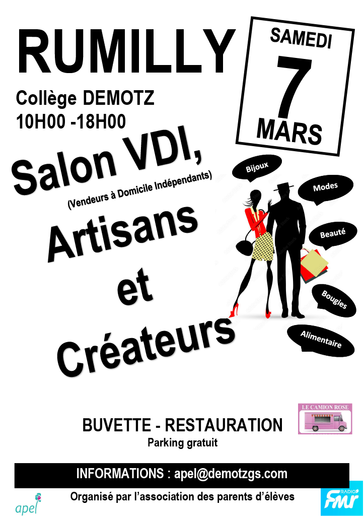 Salon VDI, artisans et créateurs de Rumilly (74)
