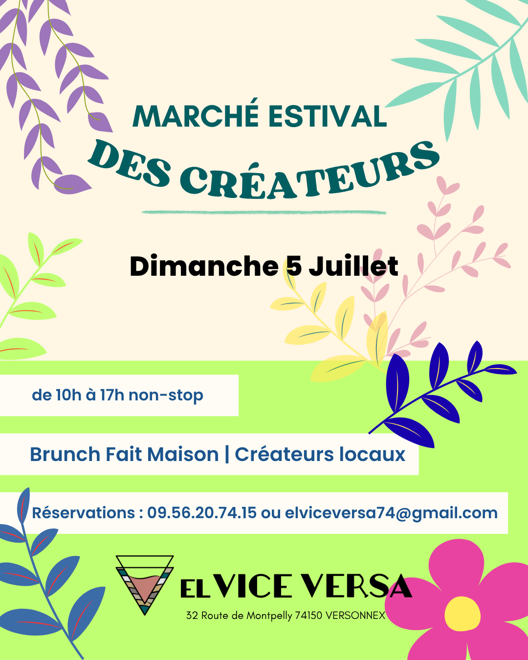 Marché des créateurs chez El Vice Versa - 74 Haute-Savoie