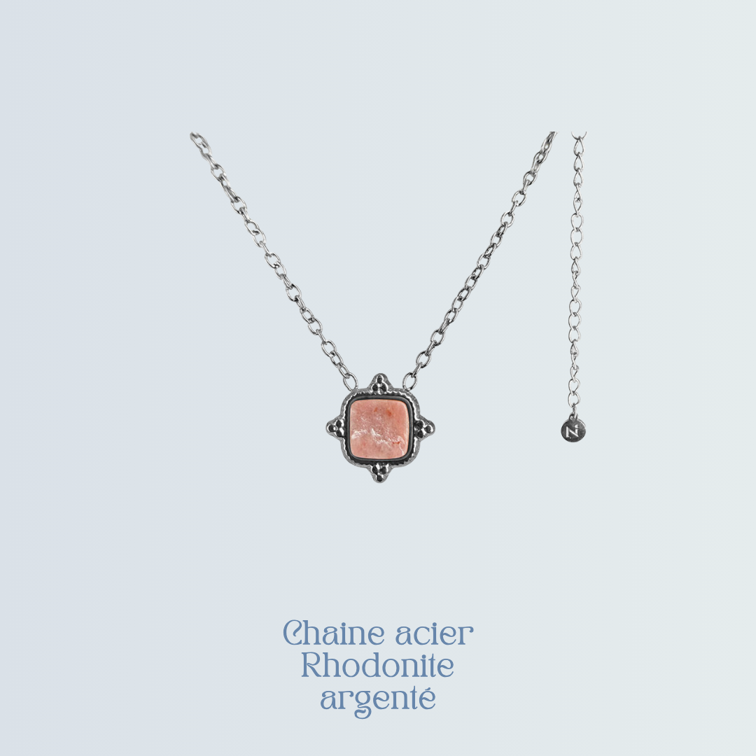 Chaine acier Rhodonite argenté.png
