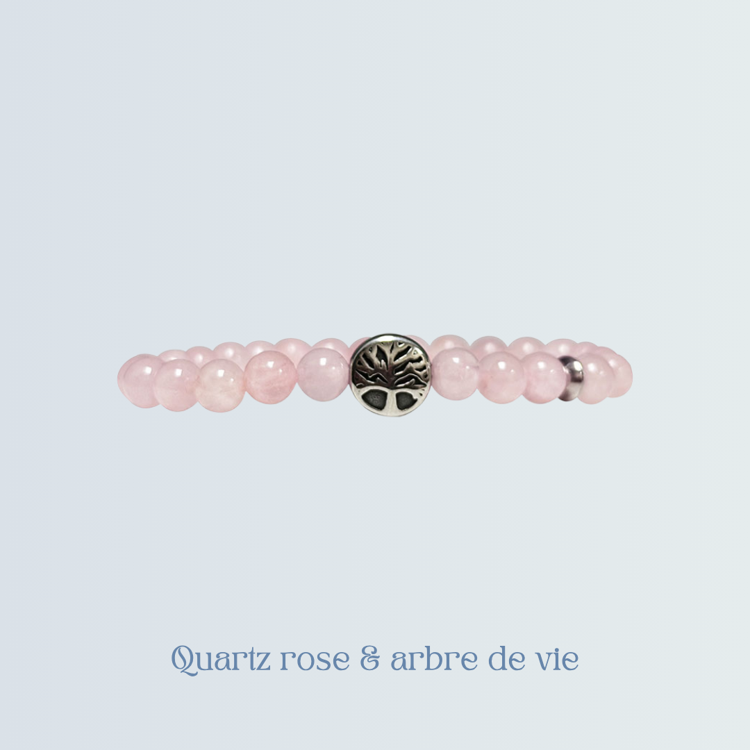 Bracelet Quartz rose & arbre de vie.png