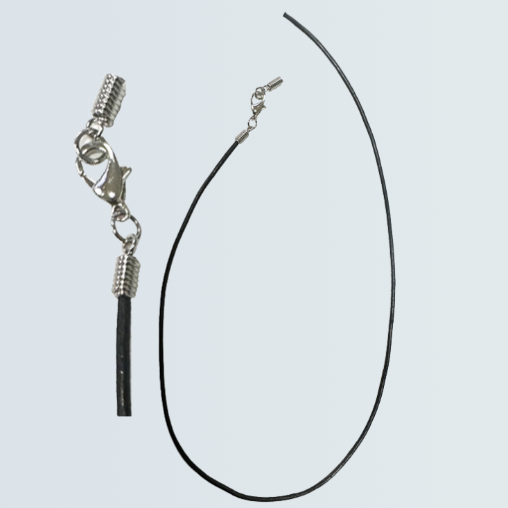 Cordon cuir noir pour pendentif