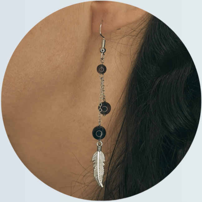 Boucles d’oreilles “Plumes”