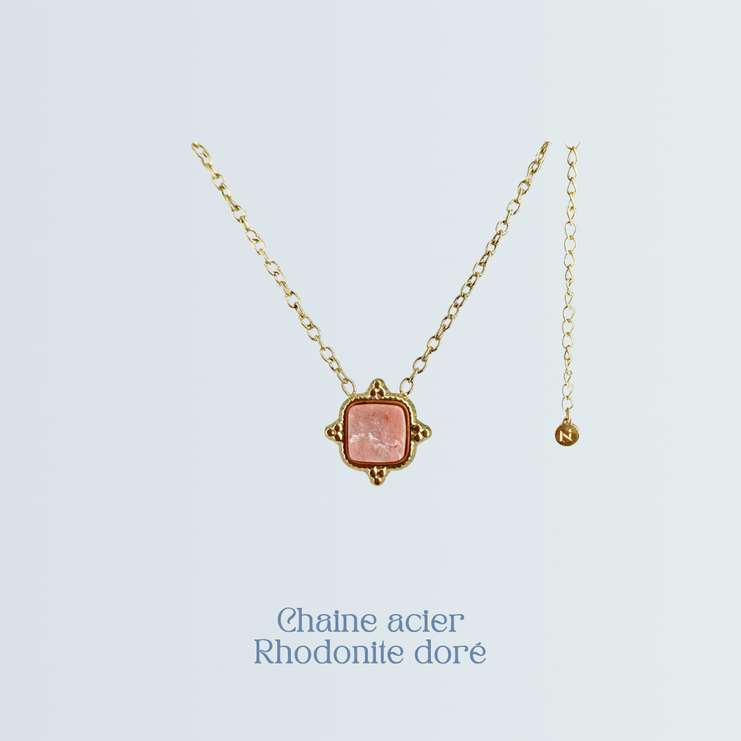 Chaine acier Rhodonite doré.png