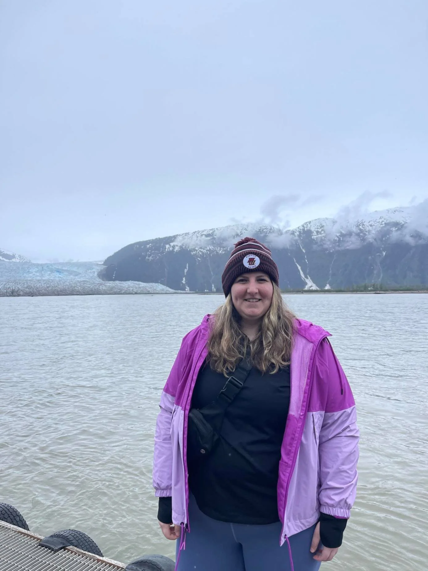 Traveler in Alaska at Mendenhall Glacier – Carnival Cruise Excursion