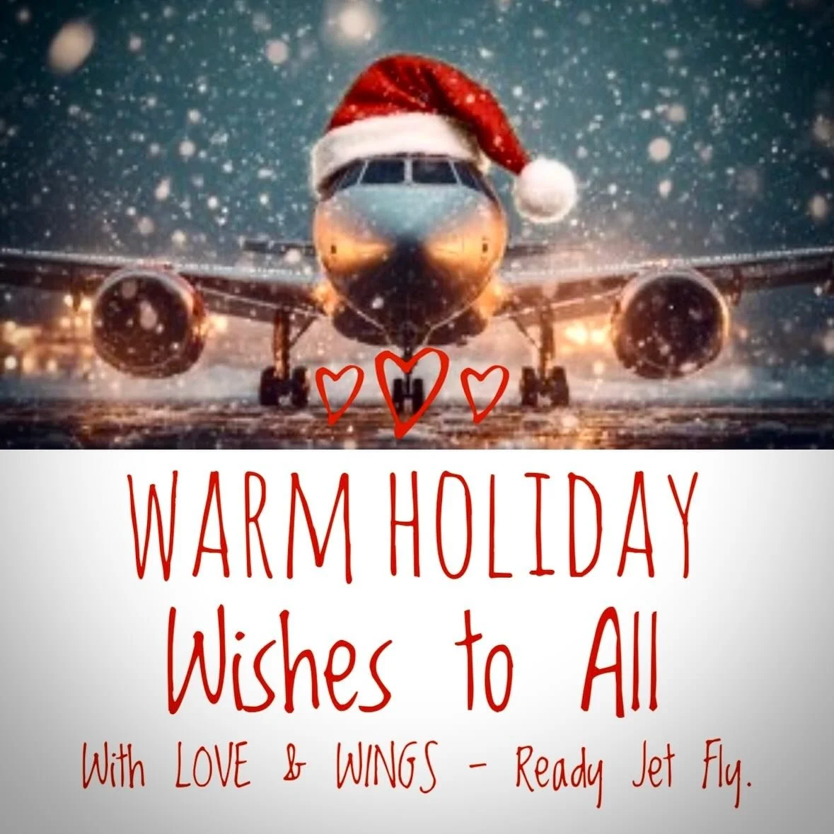 Happy Holidays to all ✨
May this season bring you meaningful moments, smooth journeys, and new destinations ahead.
With LOVE &amp; WINGS from Ready Jet Fly ✈️ #happyholidays #merryxmas #merrychristmas #merrychristmaseveryone #happyhanukkah