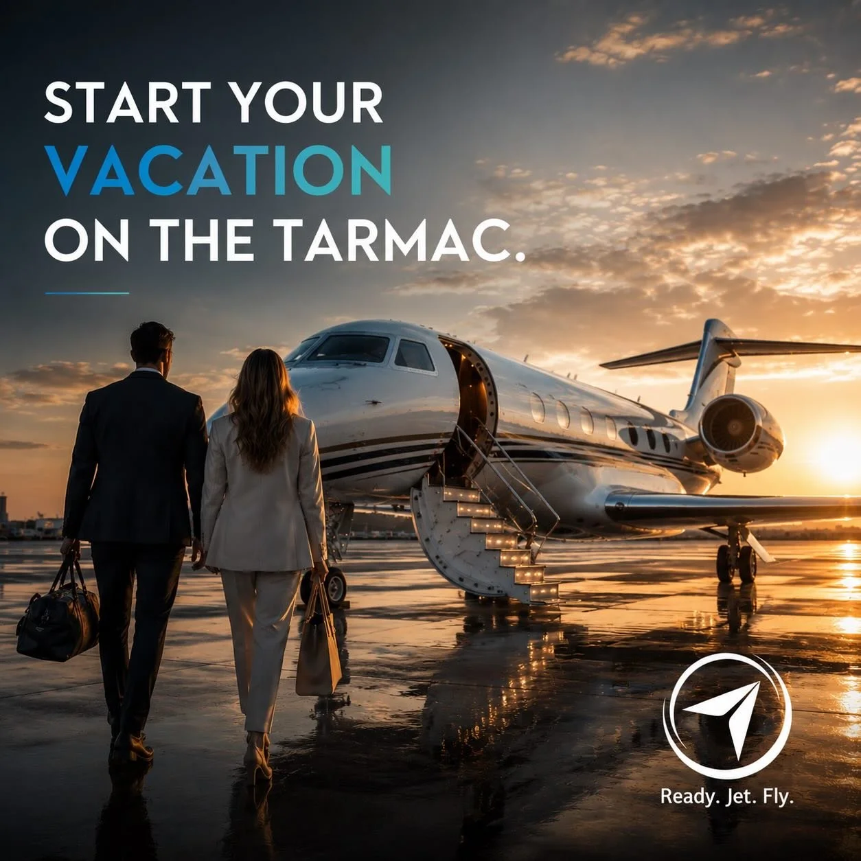 Start your vacation on the tarmac.
Skip the crowds, the lines, and the stress. From weekend escapes to bucket-list destinations, Ready Jet Fly turns travel into part of the experience. ✈️ 

#PrivateJet #LuxuryTravel #AviationLifestyle #TravelInStyle 