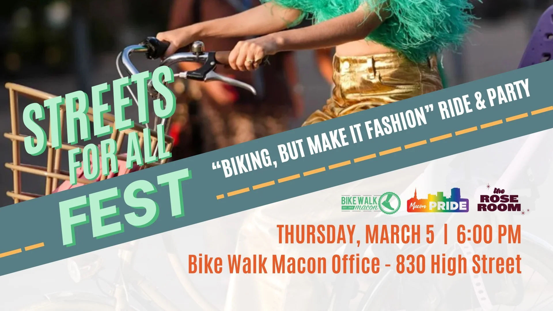 "Biking, But Make It Fashion" Ride & Party
