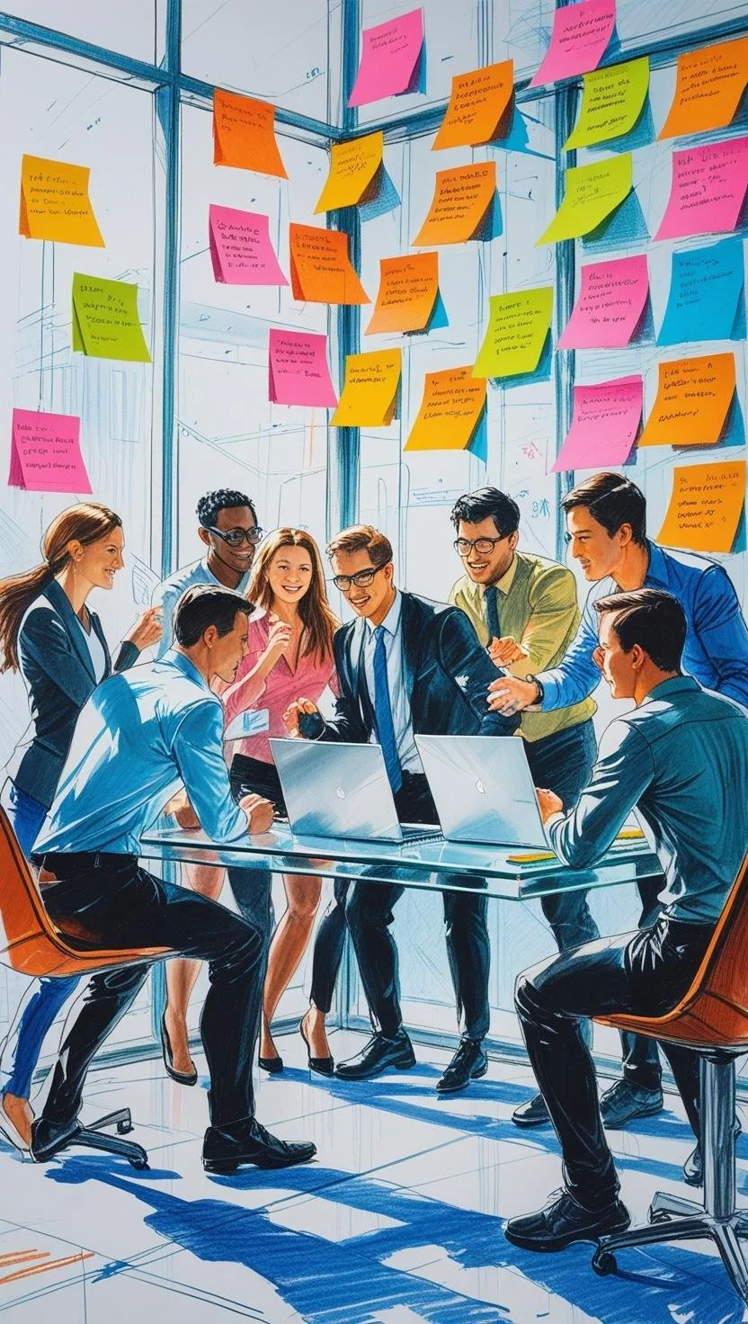 The 90 Day Install team collaborating and celebrating success