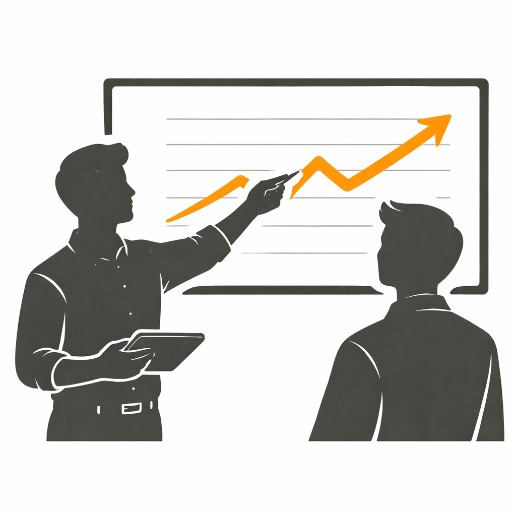 The Advisor — expert presenting data analysis