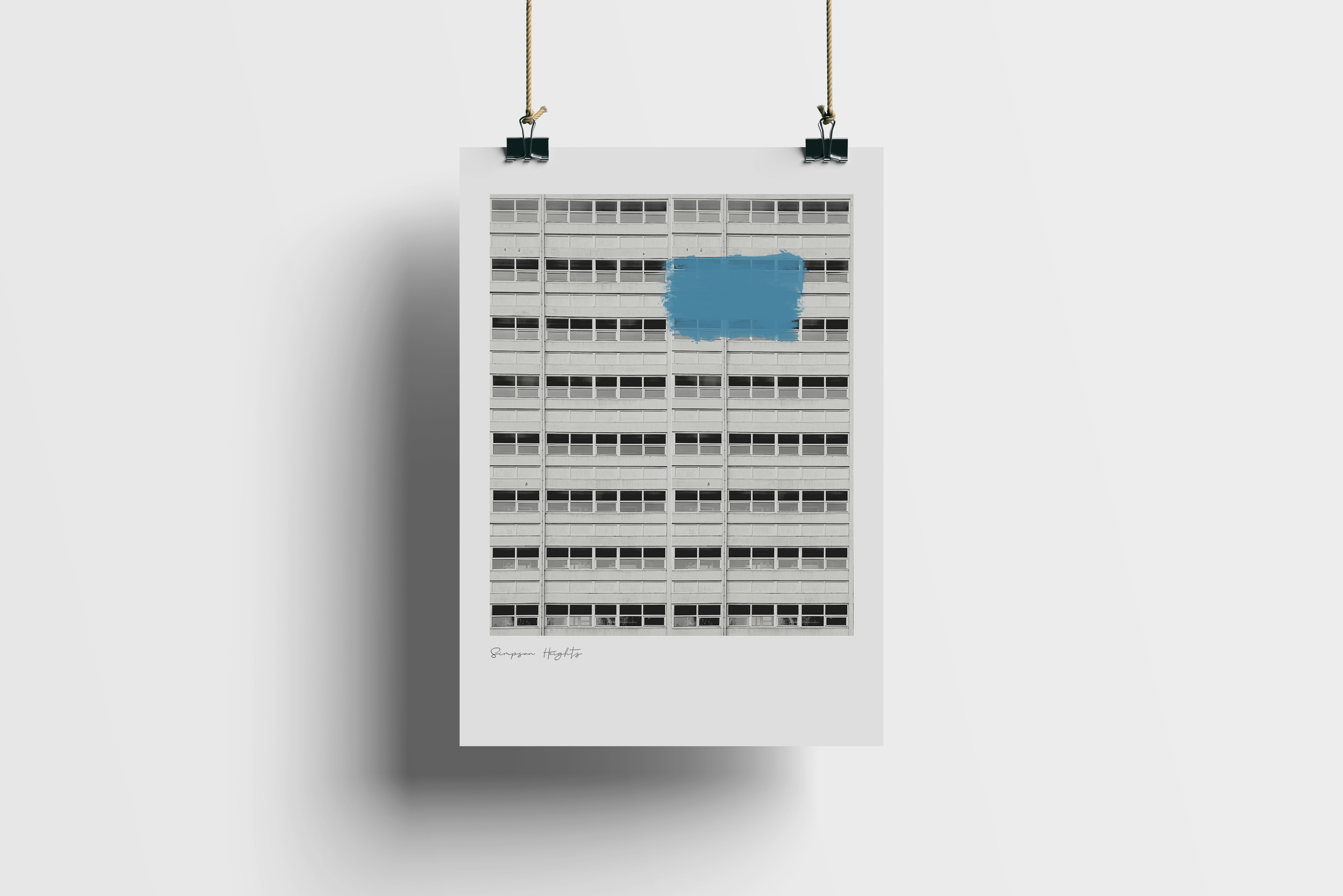 Simpson Heights A3 Print