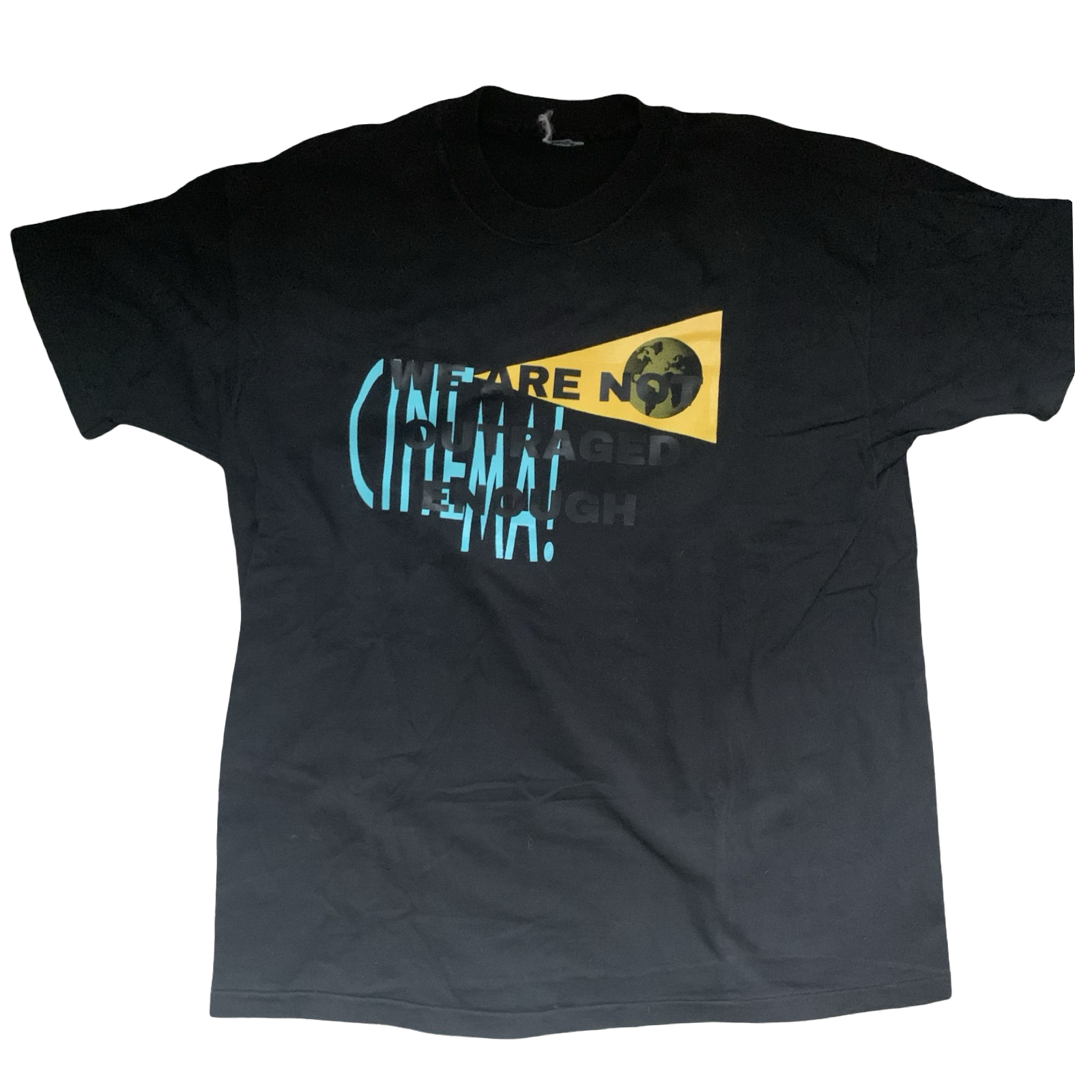 we are not outraged enough sustainable vintage tee