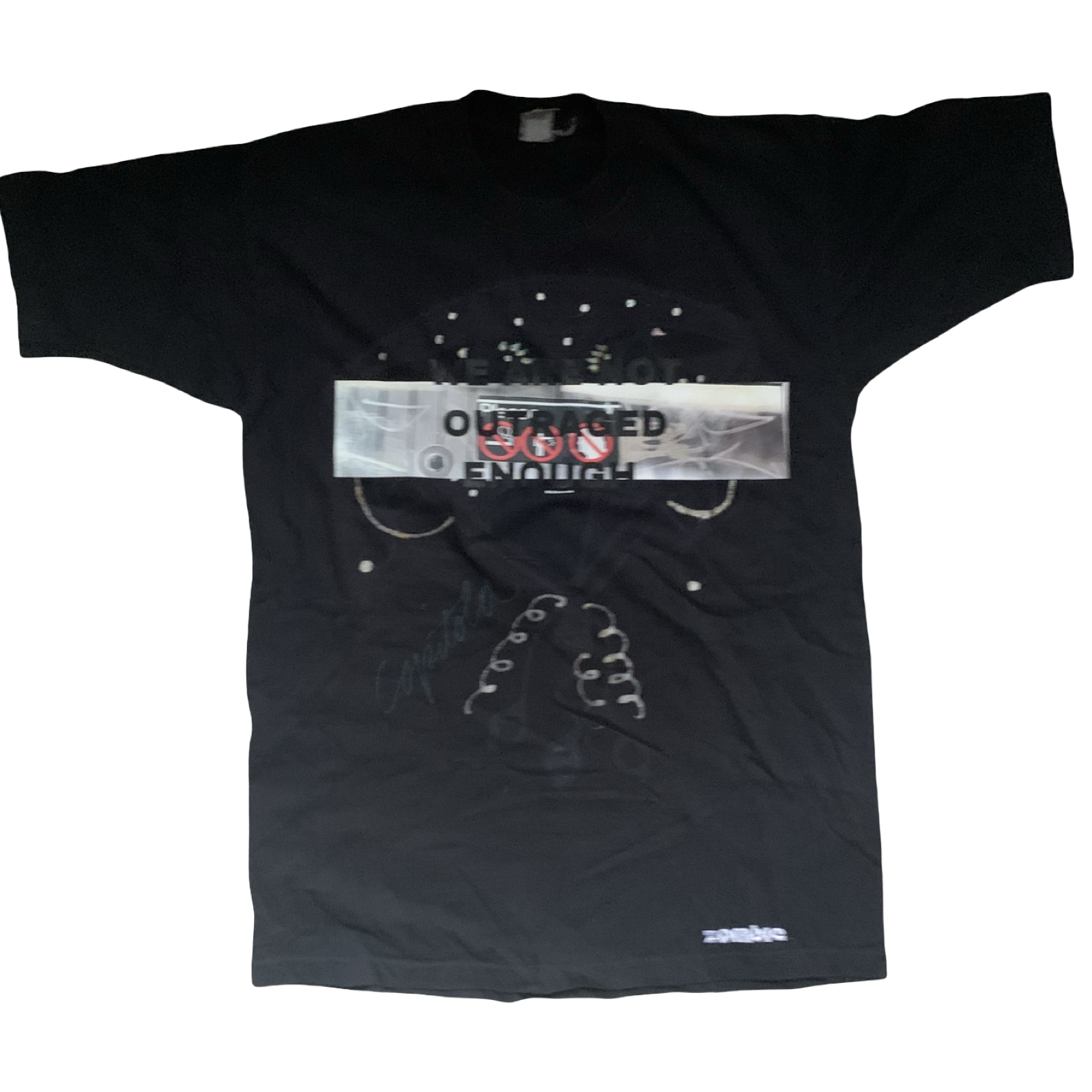we are not outraged enough sustainable vintage tee