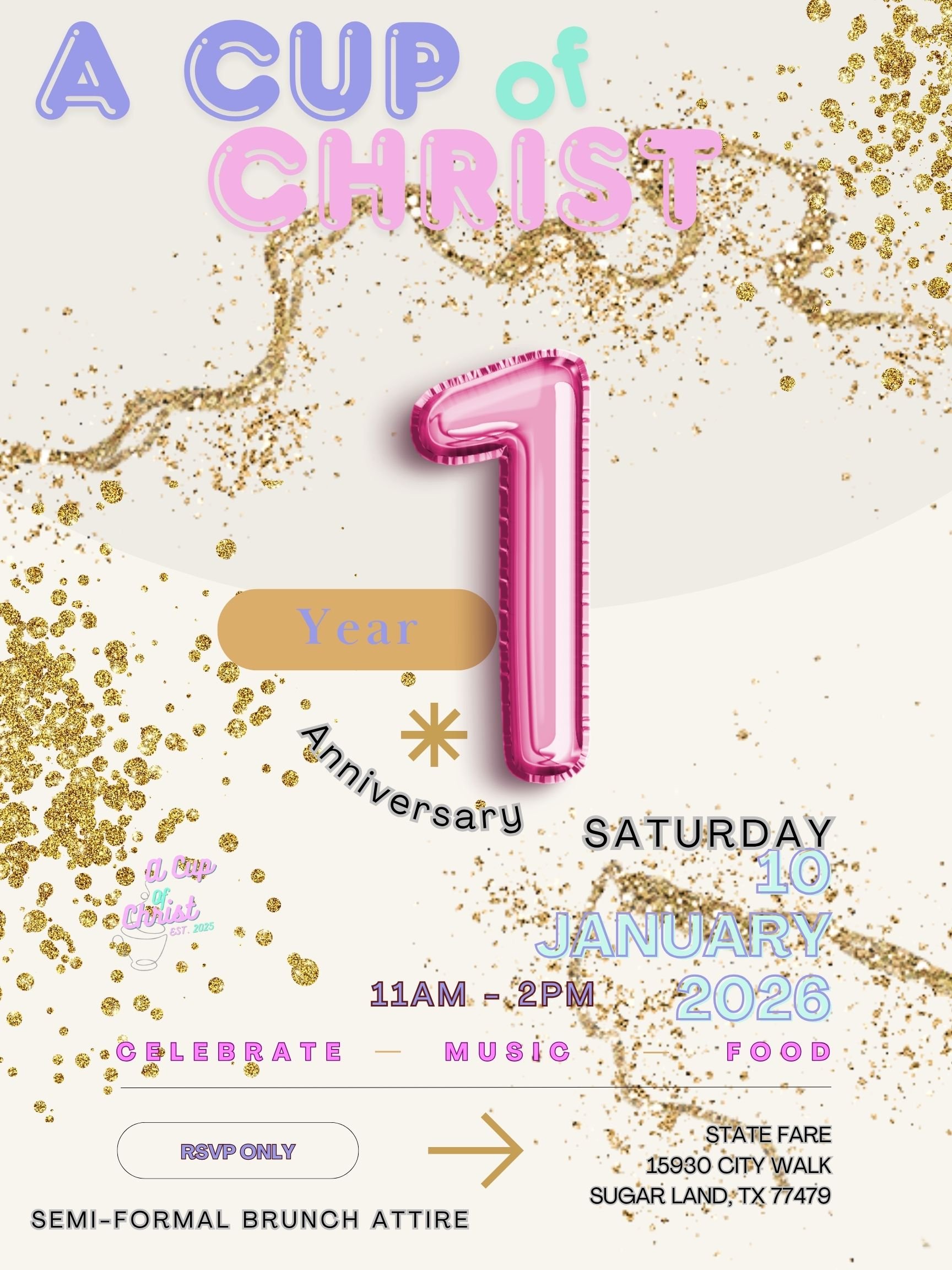 One Year Anniversary