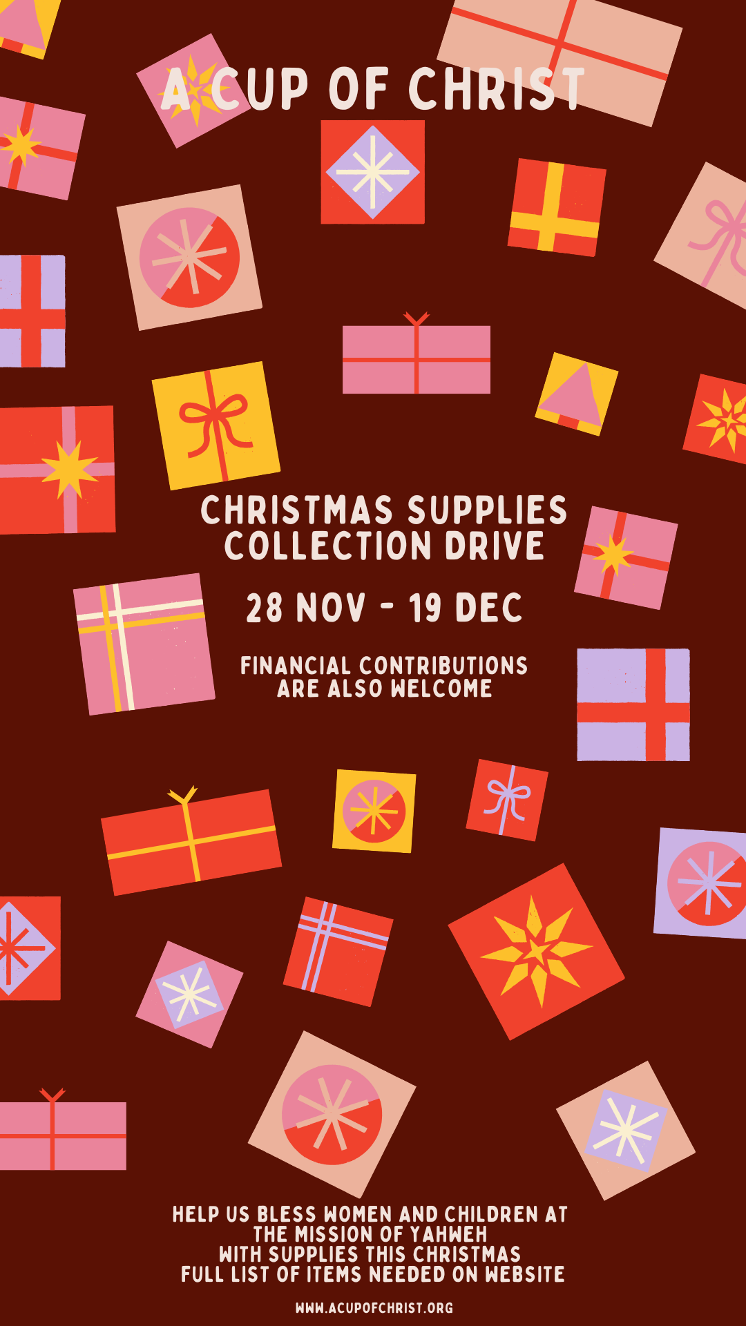 Christmas Supplies Collection Drive