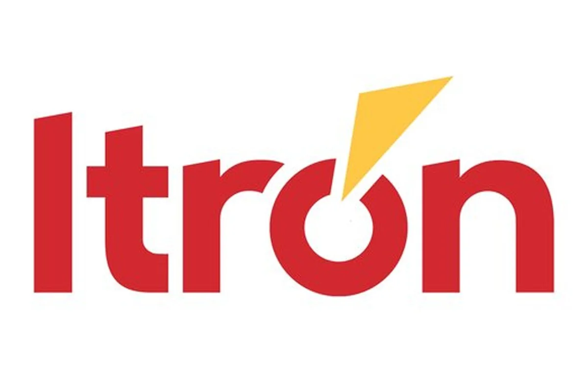 A logo with the word 'trĂ³n' in red lowercase letters, with the 'o' stylized as a circle and a yellow triangle on top of it, resembling a lightning bolt.