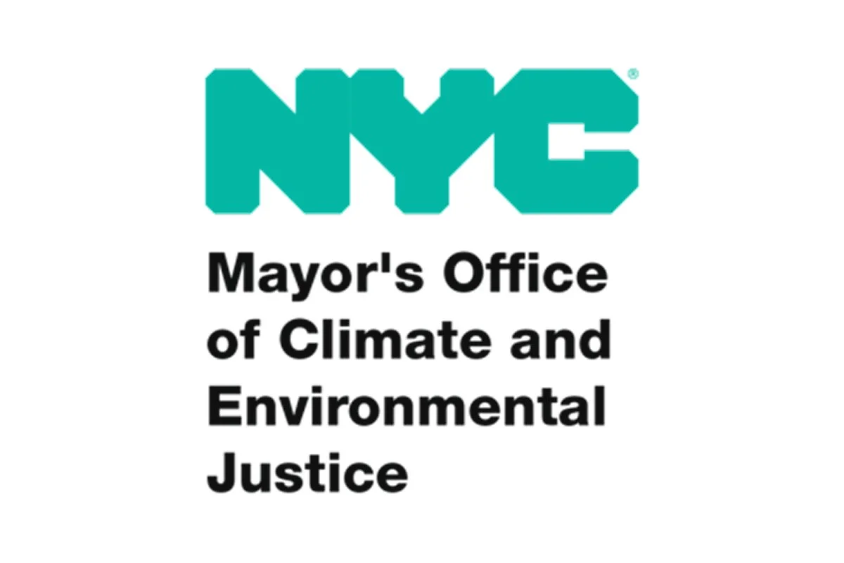 Logo for NYC Mayor's Office of Climate and Environmental Justice