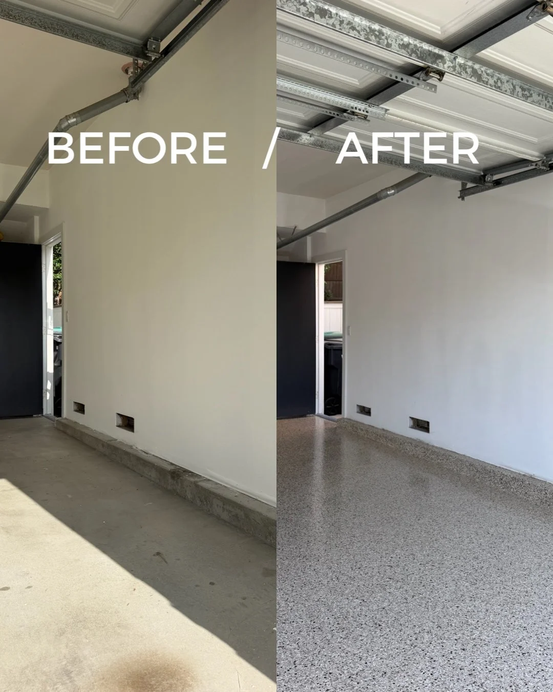 Durable flake epoxy garage floor by ZHLA Painting, serving Dana Point and Orange County