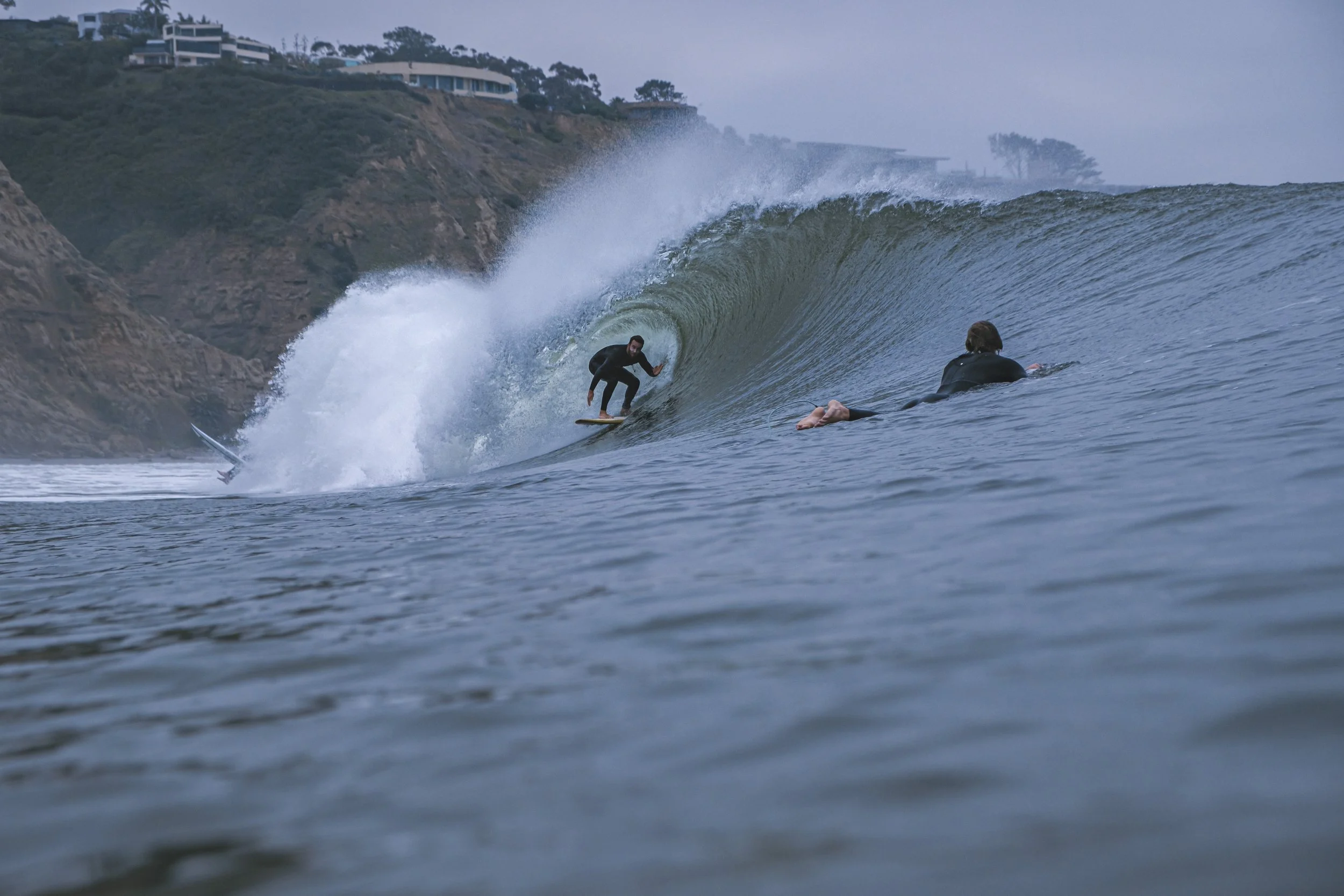  Paul Ahern scored the wave of the morning, no doubt. “I might have to buy that from you,” he said as he paddled back out— thanks for the offer, Paul. 