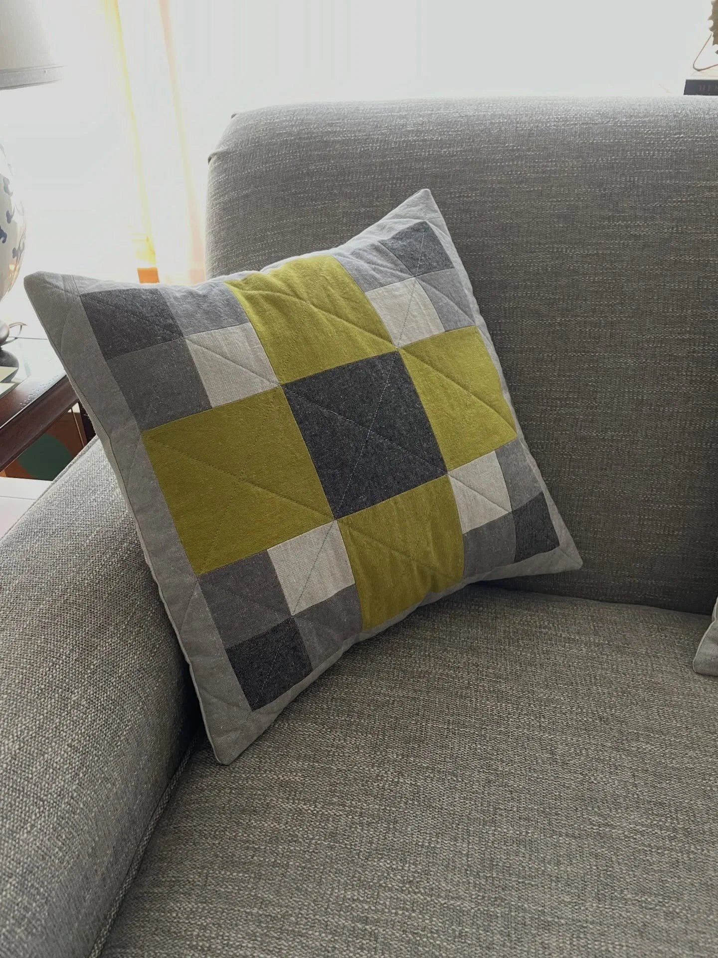 A little over 2 years ago I made my first quilted pillows for a family wedding gift (pictured)- and somehow that turned into all this! Thank you for being here while I figured this out. 
Nestled Goods is now on Etsy ✨If you&rsquo;ve been waiting for 