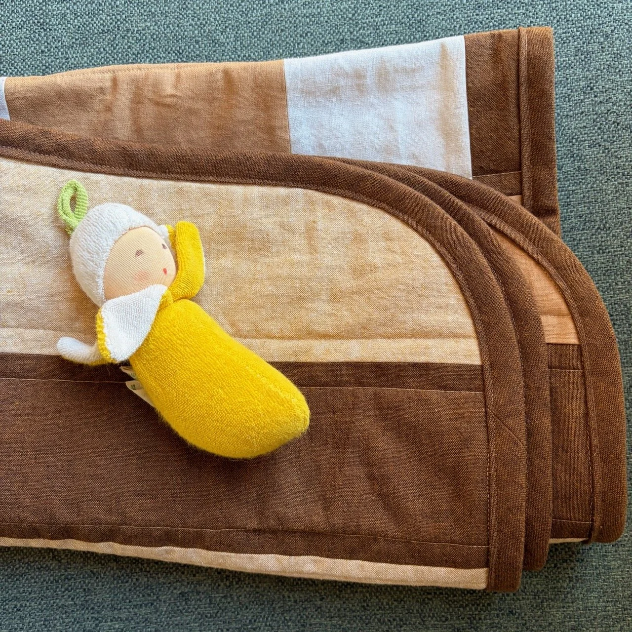 Heirloom Baby Blanket - S'mores Stripes