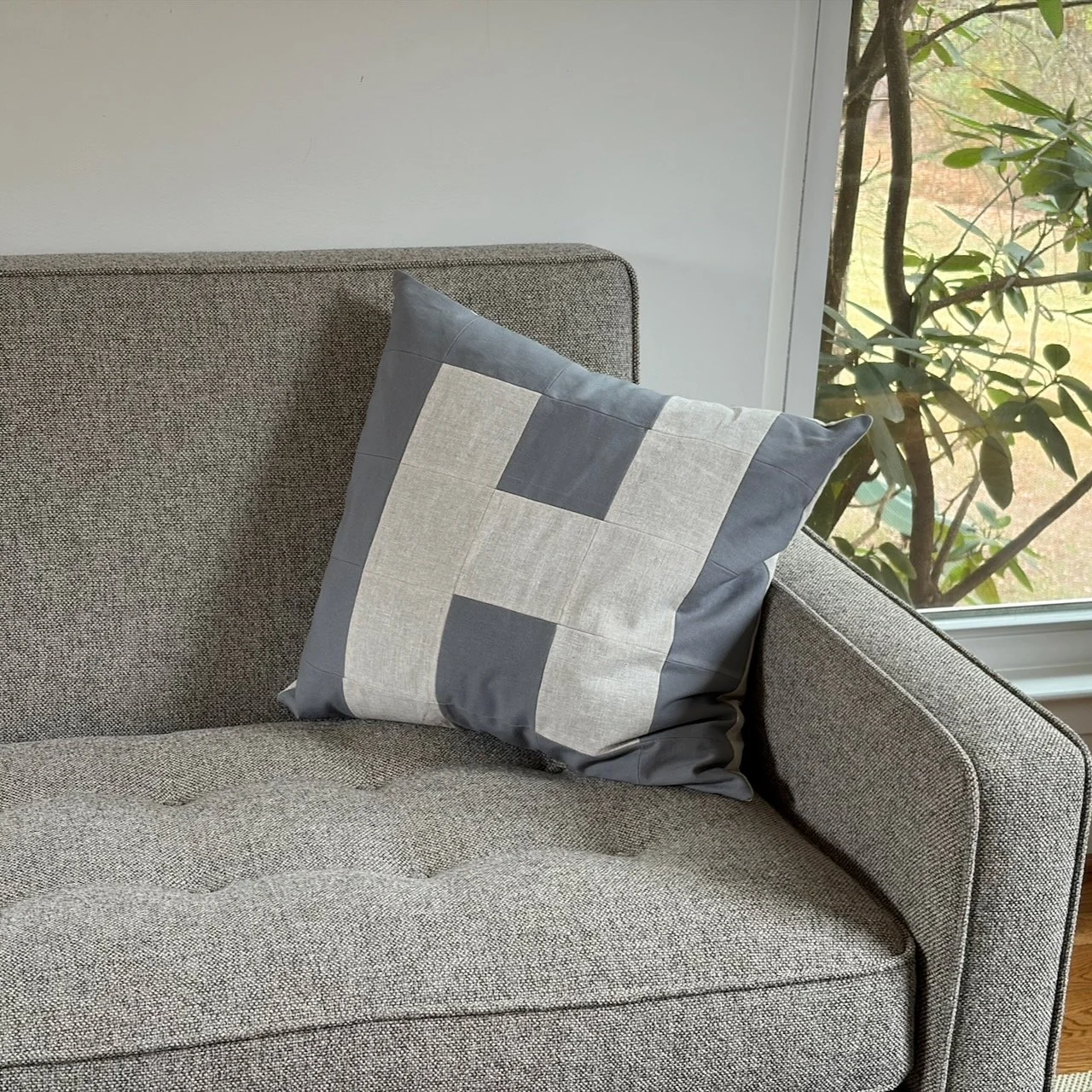 Modern Throw Pillow Cover - H