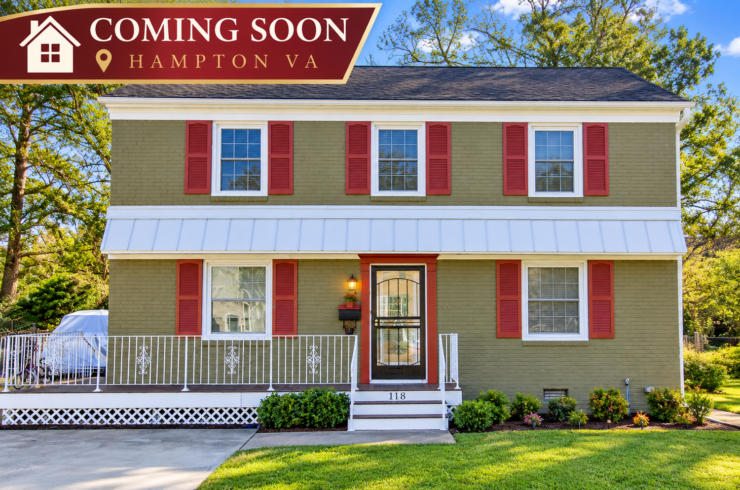Coming soon residential home in Hampton Virginia