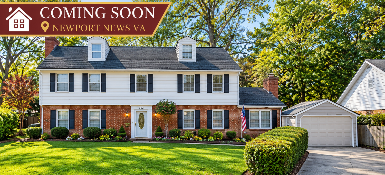 Coming soon residential home in Newport News Virginia