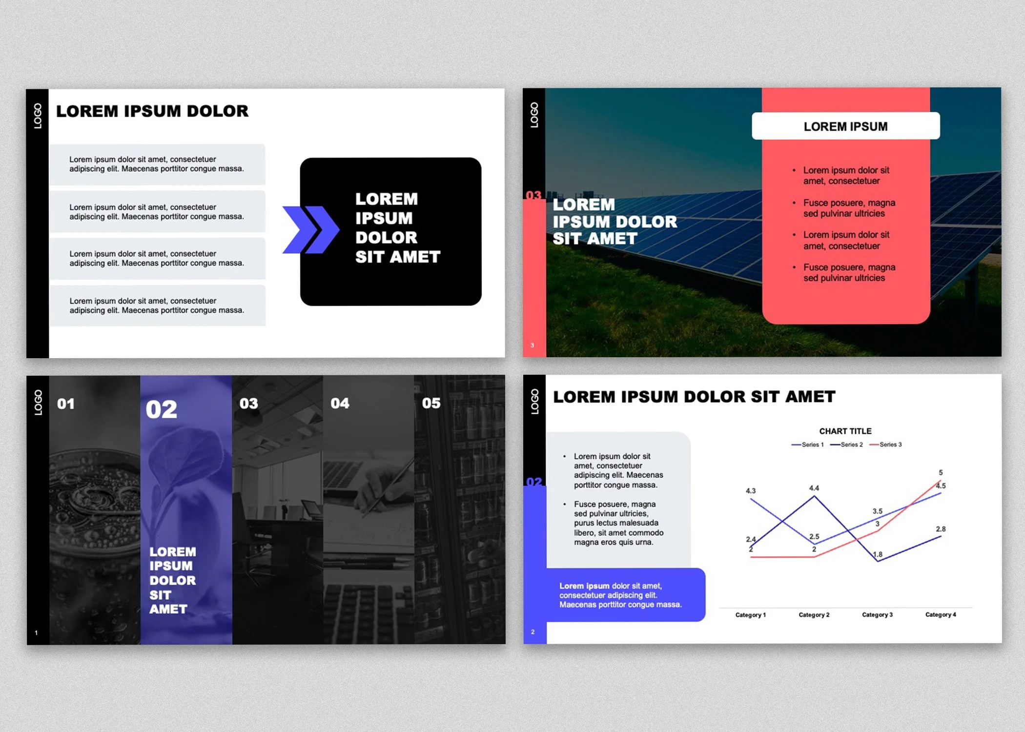 Presentation template example