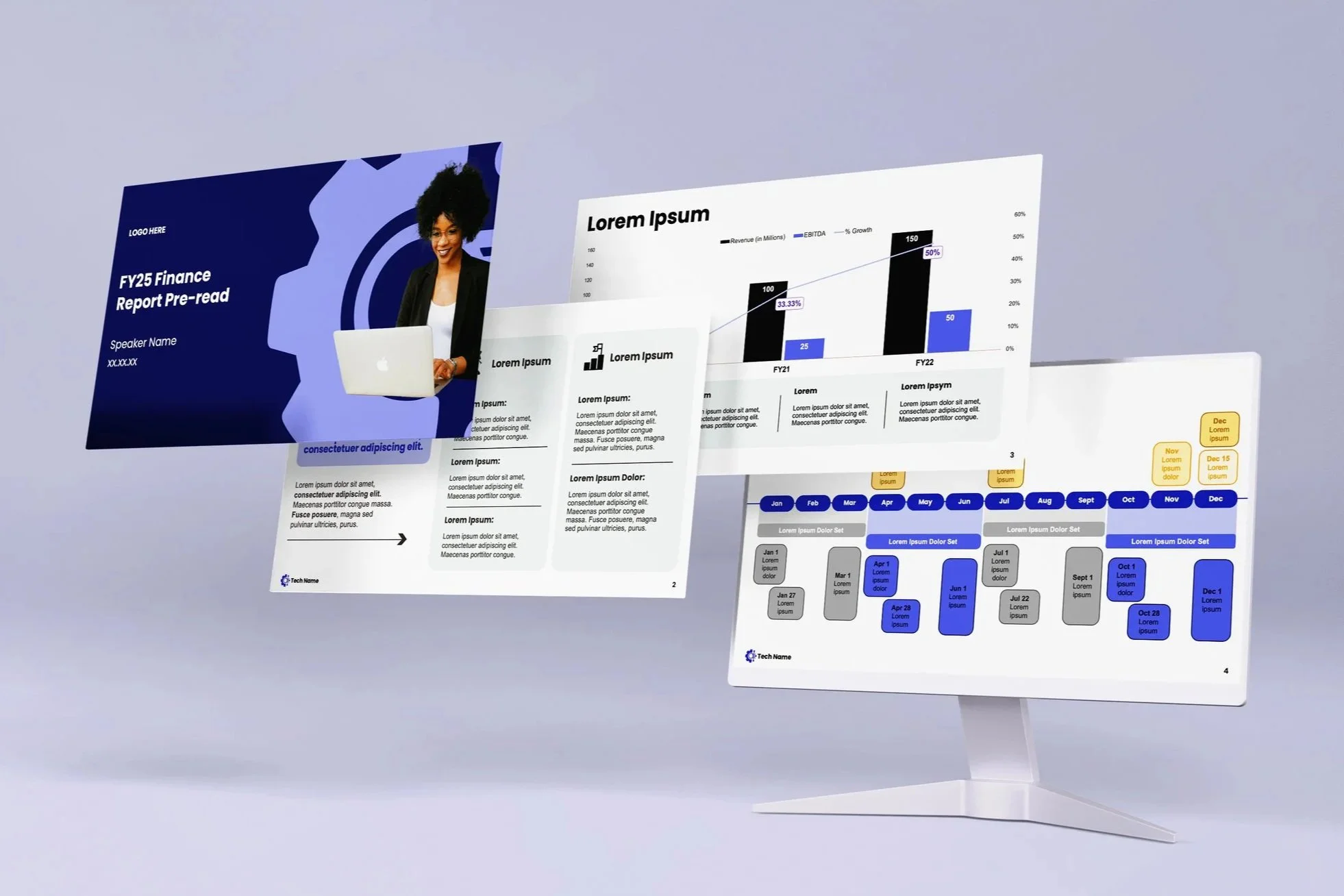 Presentation template example