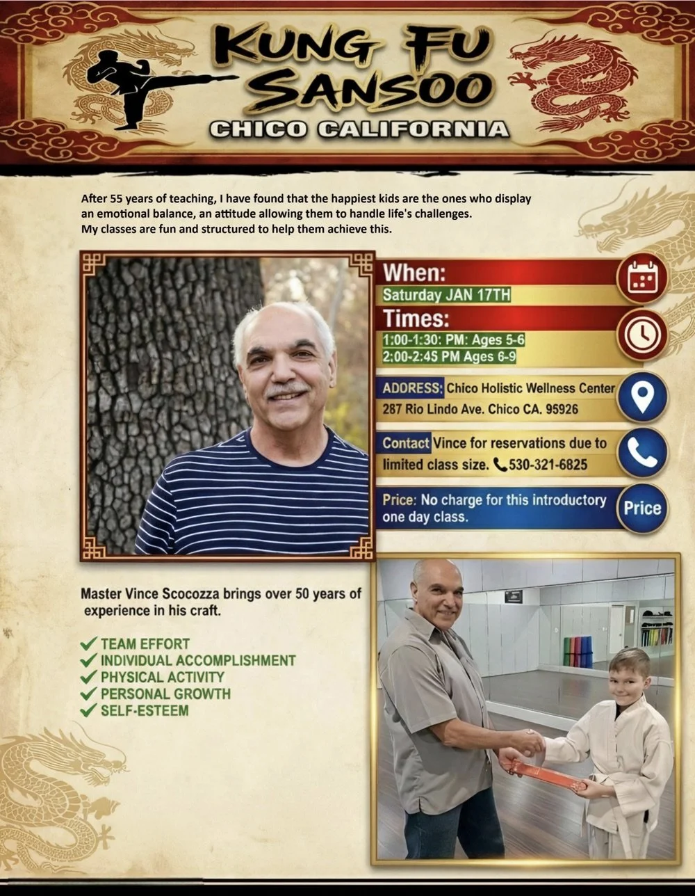 Introductory Kung Fu Class