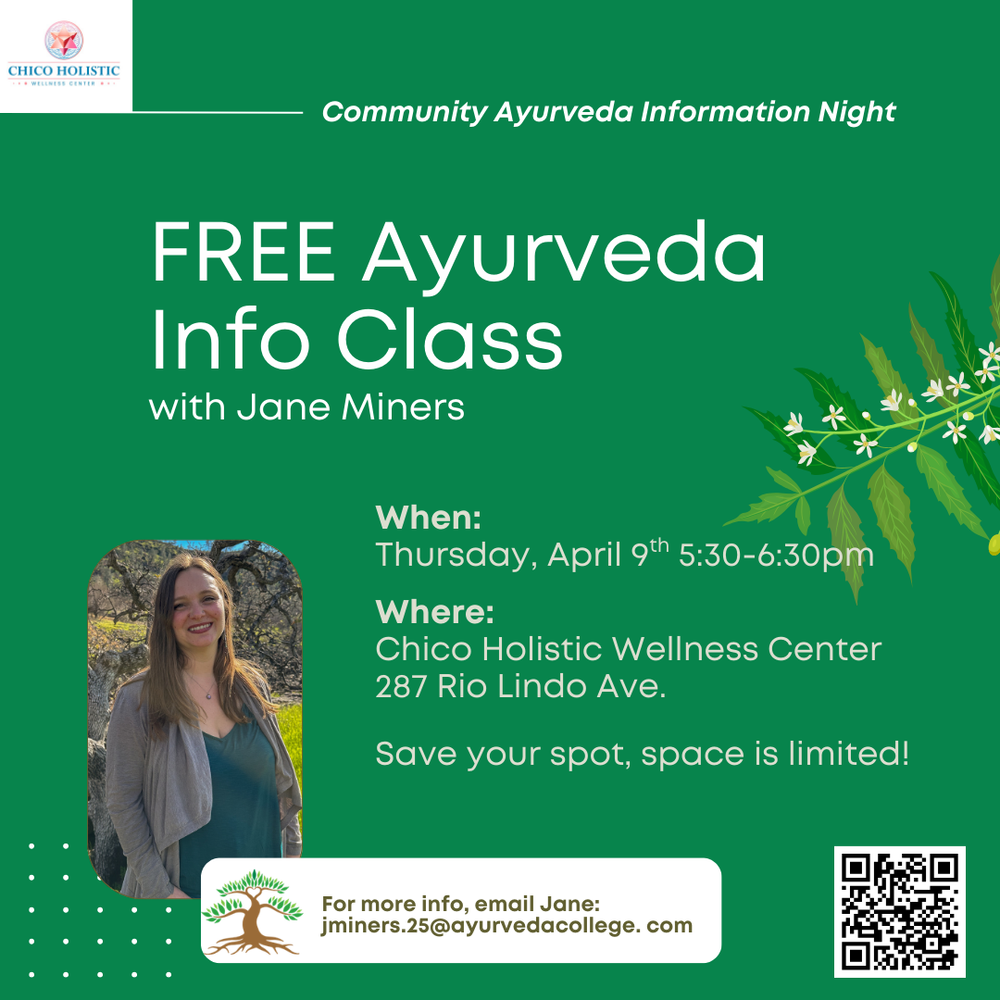  FREE ayurveda info class