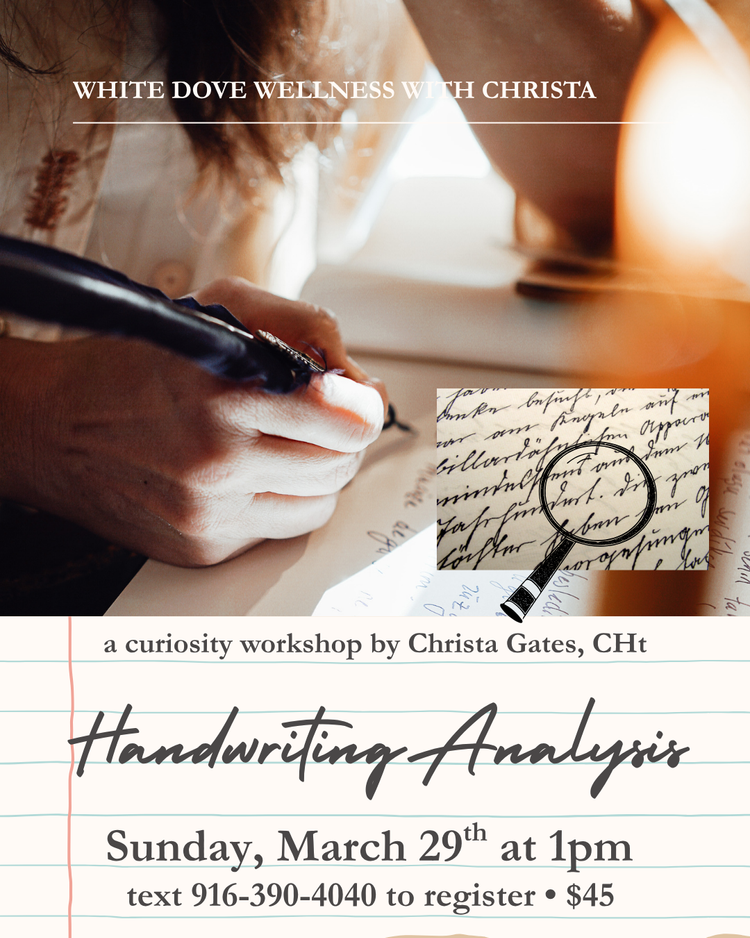 Handwriting Analysis: a Curiosity Workshop