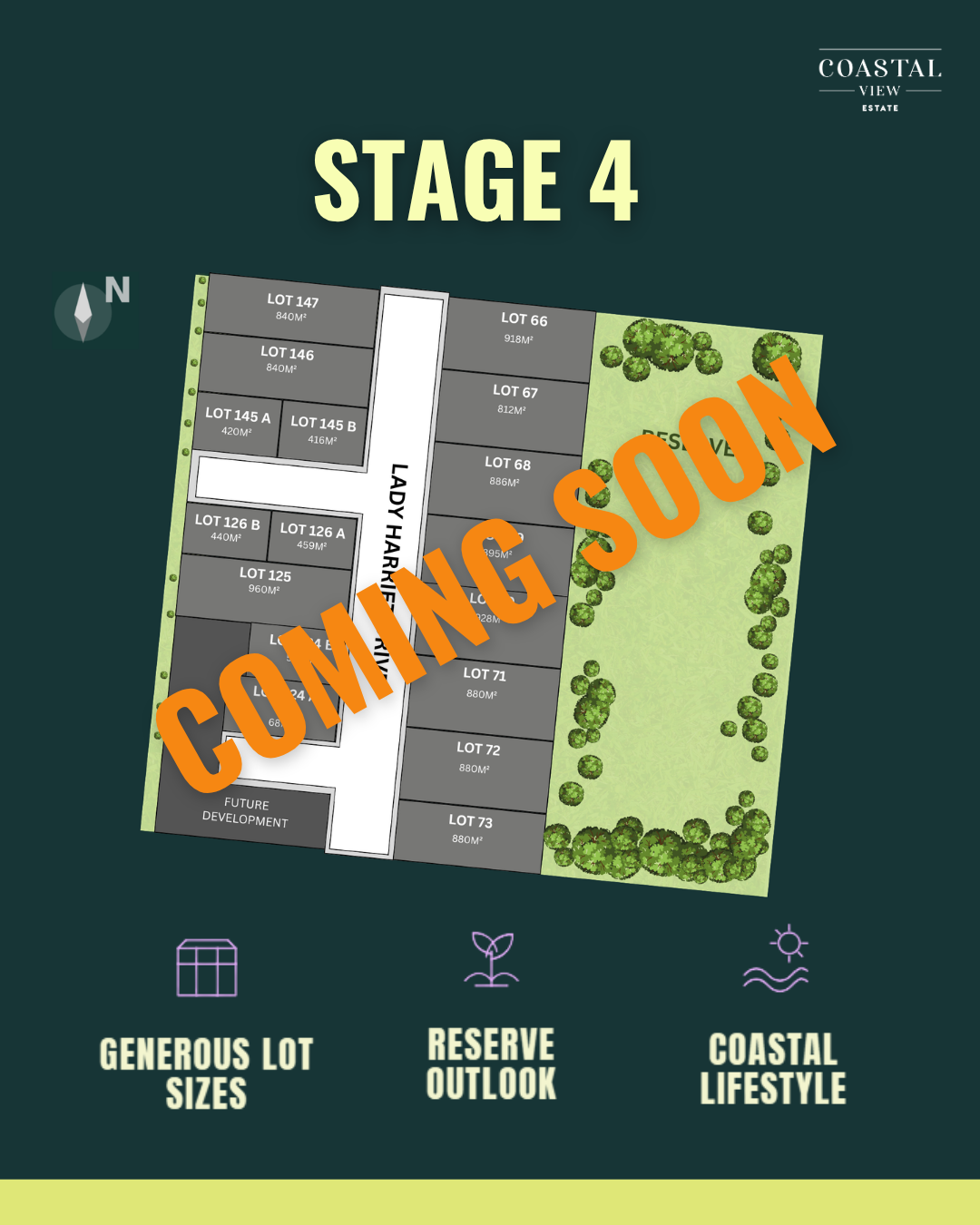 Stage 4 at Coastal View Estate Is Coming Soon