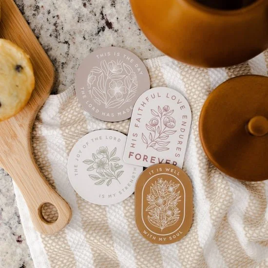 Floral Encouragement Magnet Set