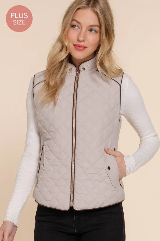 Ansley Quilted Pattern Vest