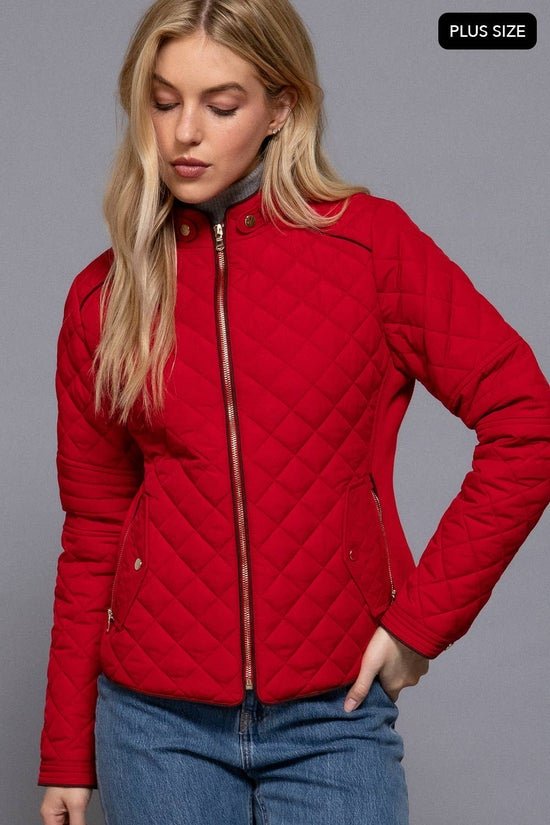 Amaryla Quilted Pattern Jacket