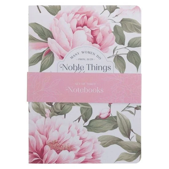Proverbs 31:29 "Noble Things" Notebook Set