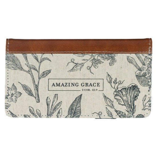 2 Corinthians 12:9 Checkbook Wallet