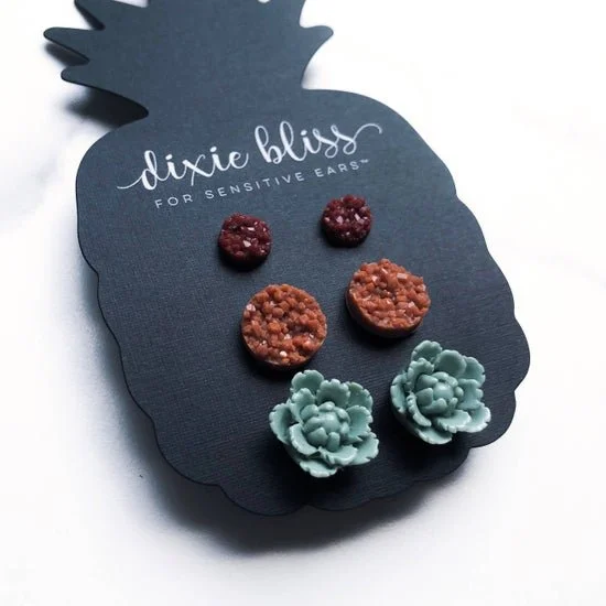 DB Laura Druzy Stud Earrings