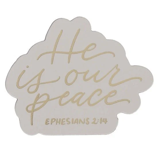 Ephesians 2:14 "He's Our Peace" Magnet