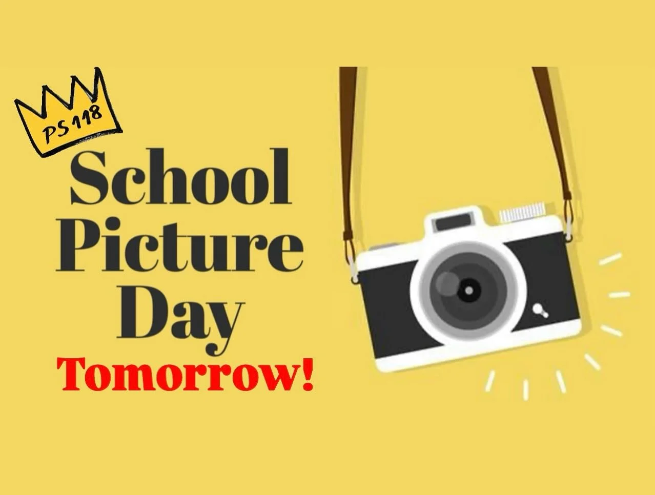 ❗️Don&rsquo;t forget❗️School Picture Day is tomorrow: Monday, October 6 📸🧀😄