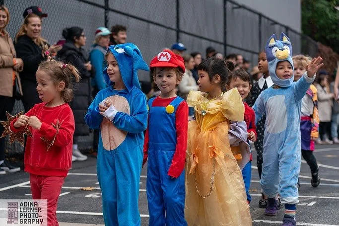 The rain ended just in time for one of our favorite fall traditions. Thank you to @adinalernerphotography for capturing these beautiful pictures at the Halloween parade this morning. Everyone looked so great! Have fun tonight, and we will see you on 