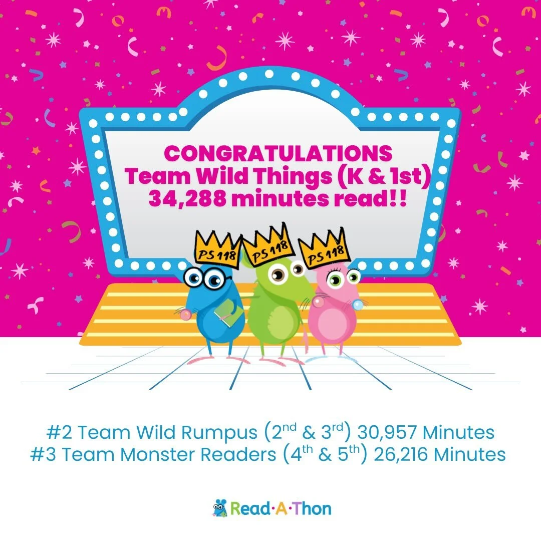 The results are in! Drum roll please!! 🥁

Our Read-A-Thon was an incredible success, our largest fundraising year in the past three years! Together, our community raised $16,765, a 16% increase over last year. Students secured an impressive 319 indi