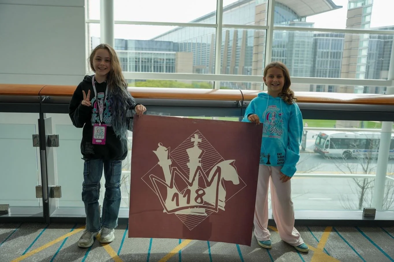 The Wild Things take on Girls Nationals! ♟️✨

So proud of 5th graders, Joules and Anna, for representing PS 118 chess in Chicago. 

A special thank you to Joules&rsquo; dad, Rion, for bringing @impactcoachingnetwork to our school three years ago and 