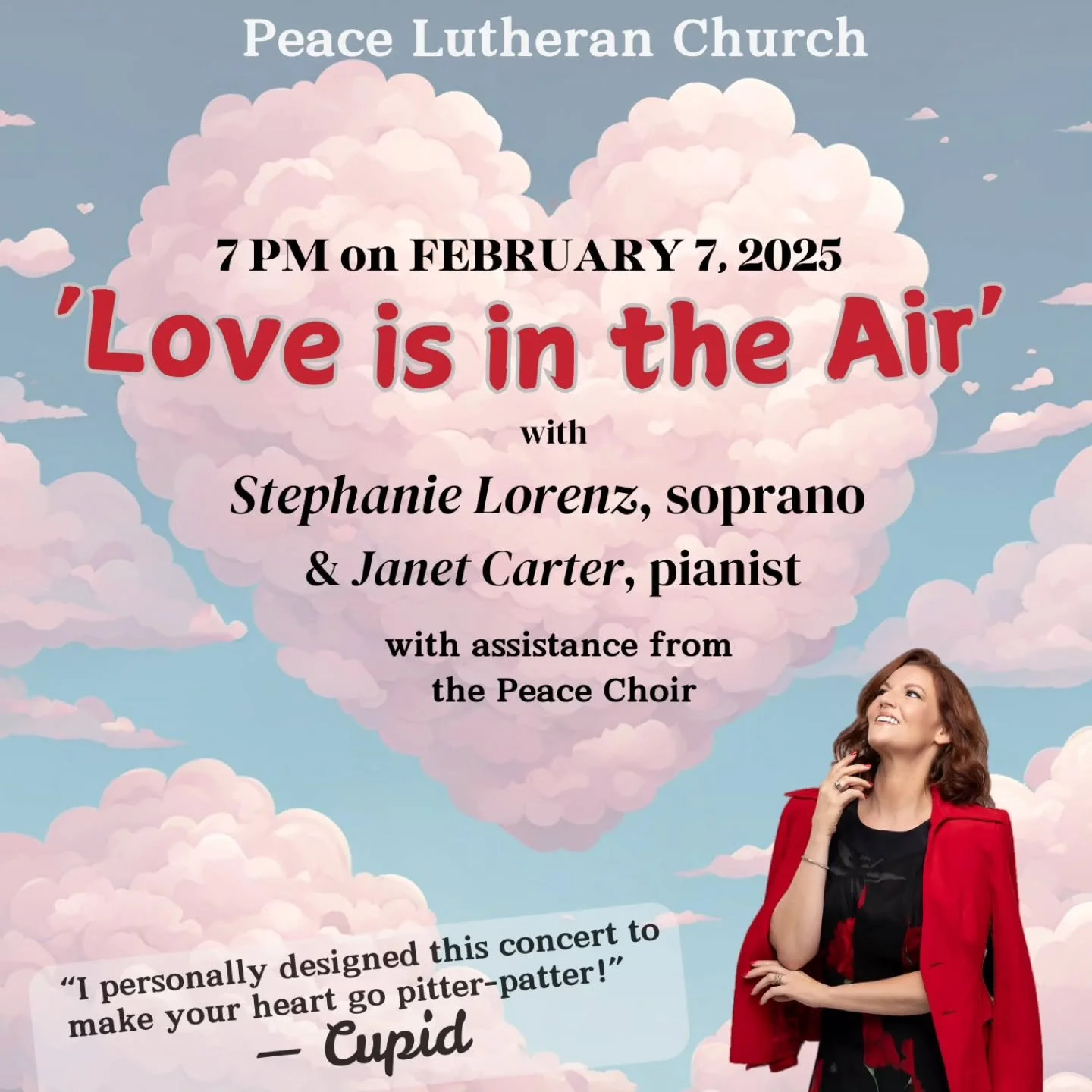 Bring your sweetheart and spend the evening getting in the mood for the upcoming Valentine’s Day! As stated, Cupid has requested fun, memorable music that will keep you feeling all the feelings and still have you leaving with a huge smile on y