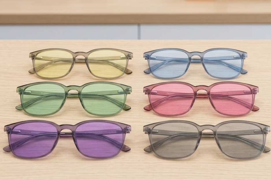 Customer Tinted spectacle lenses - Irlen lenses