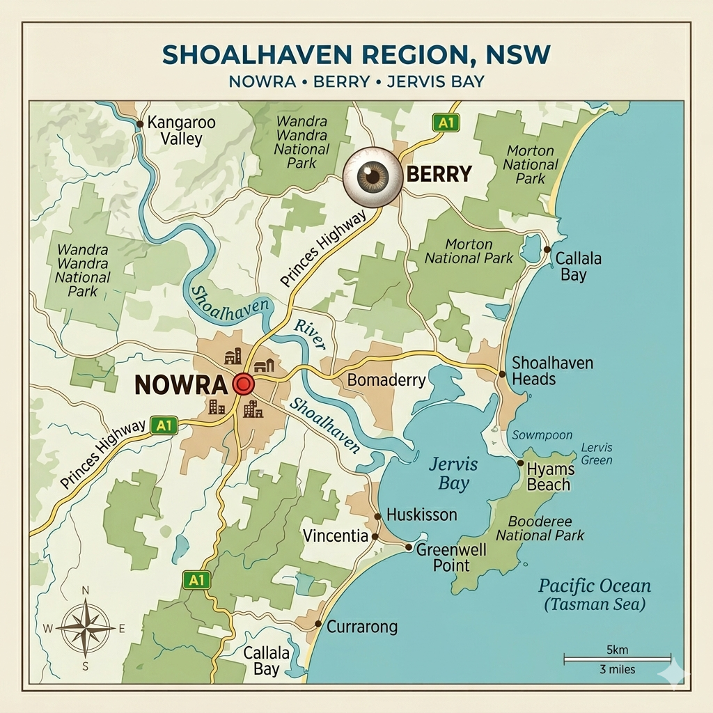 Bulk Billed Optometrist in Berry, Nowra and the Shoalhaven