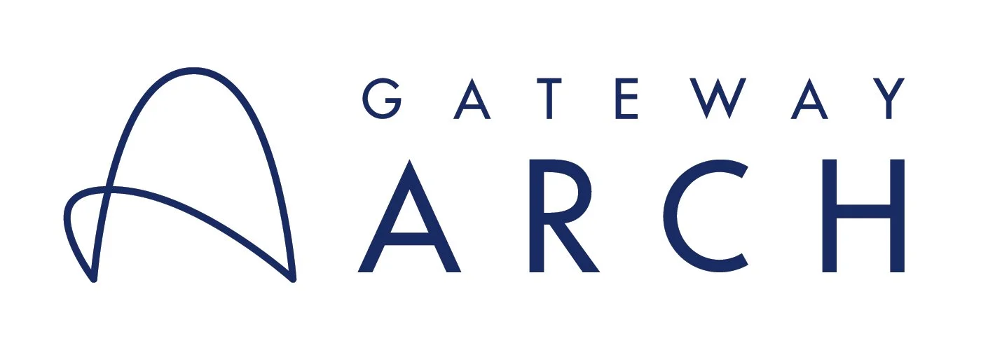 Logo with stylized arch graphic and the words Easy Gateway ARCH.